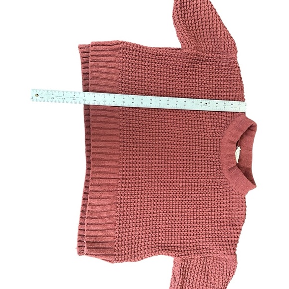 Altar'd‎ State Pink Cowl Neck Sweater with Textured Knit size M - Picture 2 of 5